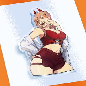 Anime Sticker / Anime Girls / Anime Car Sticker / Anime Decal / Waifu Stickers / Cute Anime / Laptop Sticker / Water bottle Sticker