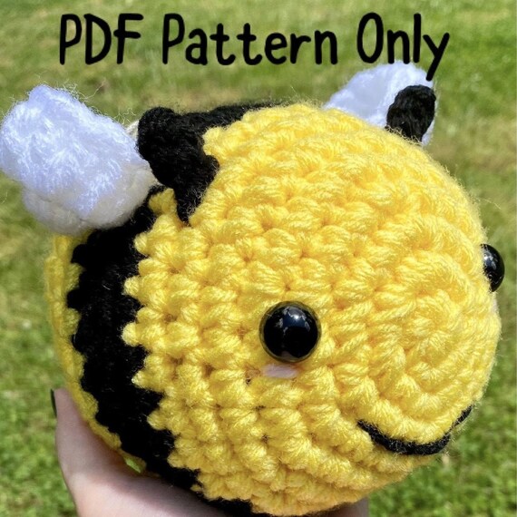 Jumbo Bee Crochet Pattern PDF Pattern Only Crochet Bee Etsy