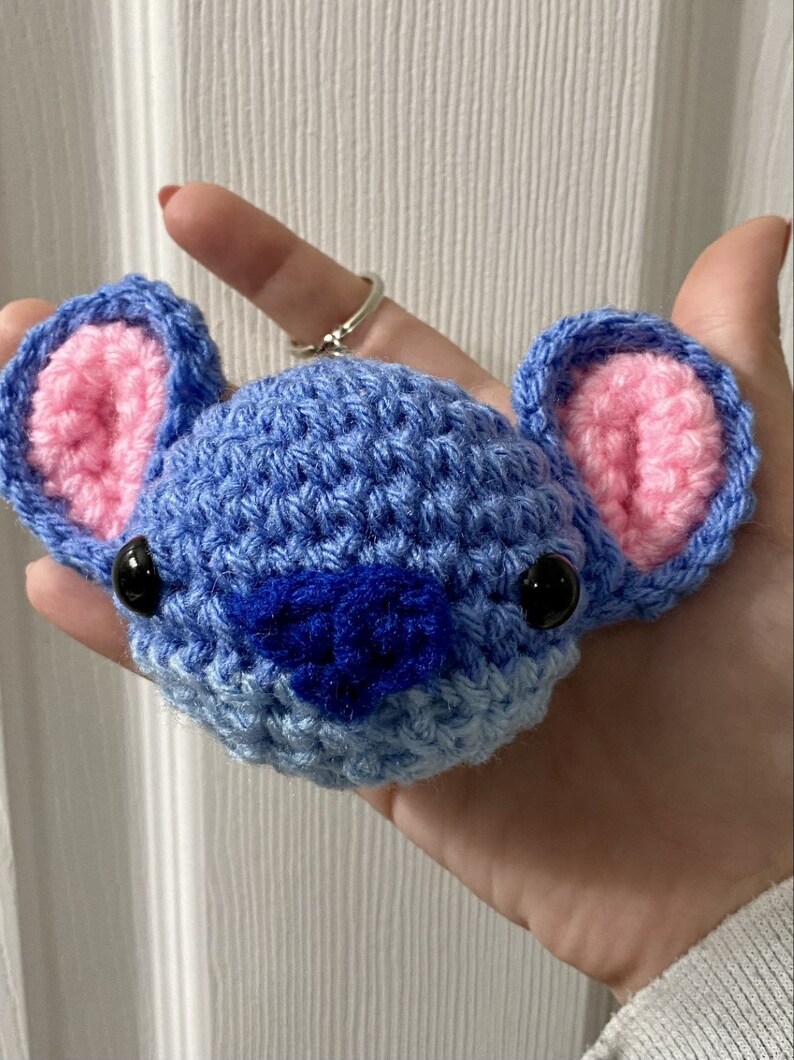 Stitch Keychain Crochet Pattern PDF Download Only Stitch Etsy