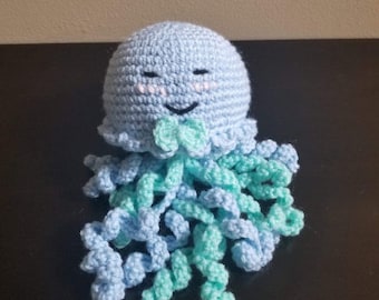 Amigurumi Jellyfish Crochet Pattern (PDF Pattern Only) Crochet Jellyfish Pattern | Nicu baby | Octopus Pattern