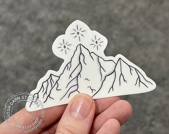 ACOTAR Fan Sticker Velaris ACOTAR Mountains Sticker Gift For Book Lover Sticker for kindle stickers