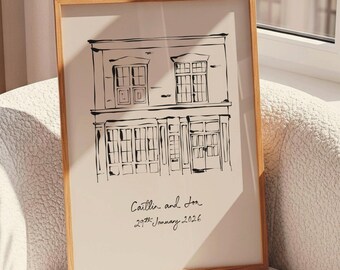 Personalised 100 Barrington Art Print | Brixton Venue Wedding or Anniversary Gift