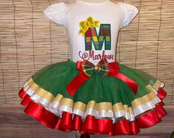 Letter M Birthday Tutu Set