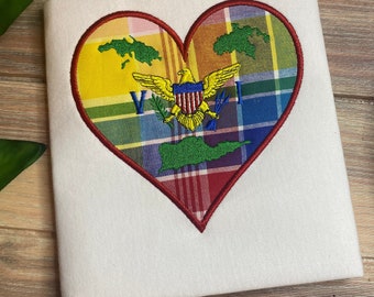 VI Madras Heart Shirt
