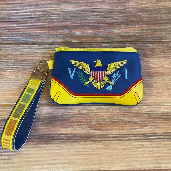 Virgin Islands Flag Mini Clutch