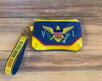 Virgin Islands Flag Mini Clutch