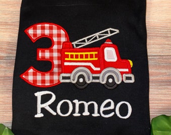 Fire Truck 3rd Birthday
