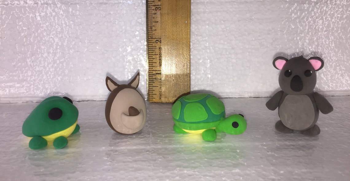 Adopt Me Pets Foam Clay Animal Figures Etsy