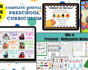 Digital Preschool Curriculum: Online Learning, Videos, Worksheets