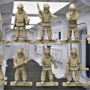Squid Heads (10 Sculpts) / Retro Sci-Fi / Pop Culture / Star Wars Legion / Stargrave / BigMrTong