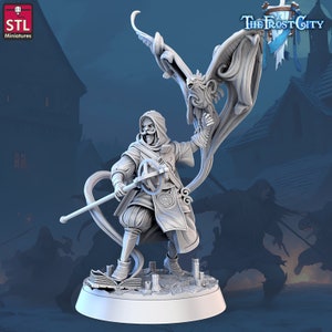 Summoner / Frostgrave / DnD / Pathfinder / 5e / Miniature / STL Miniatures