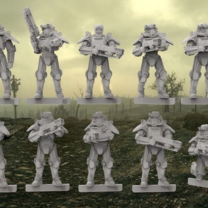 Power Armor Suits (10 Sculpts) / Bethesda / Pop Culture / BigMrTong