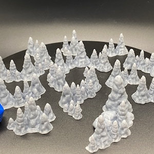 Stalagmites (10 sculpts) / Cave / Dungeons and Dragons / Pathfinder / 5e / Monstrous Encounters