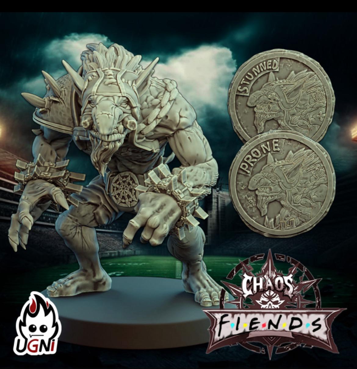 Big Guy : Troll (plus 2 marqueurs recto-verso étourdi/couché) / Fantasy Football / UGNI