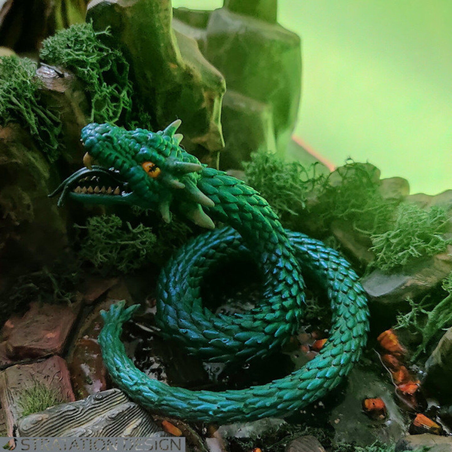 Basilisk / DnD / 5e / Pathfinder / Harry Potter / Chamber of Etsy