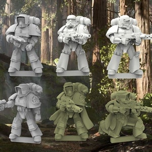 Lucas Workshop Heavies and Scouts (5 Sculpts) / Star Wars / SciFi / Space Troops / Pop Culture / BigMrTong