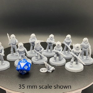 Deep Sea Divers (12 Sculpts plus harpoon terrain) / 20,000 Leagues Under the Sea / Jules Verne / Pop Culture / BigMrTong