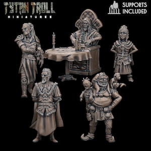 Curse of Strahd NPCs (5 sculpts) / DnD / 5e / Pathfinder / Tytan Troll Miniatures