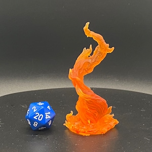 Flame Strike / Spell Effect / Dungeons and Dragons / DnD / Pathfinder / Miniature / 5e / Crippled God