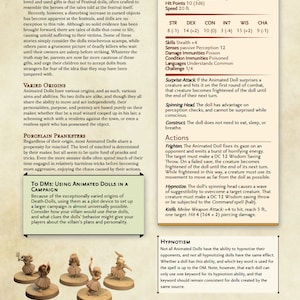 Creepy Dolls (5 Sculpts) / Dnd / 5e / Pathfinder / Savage Worlds ...