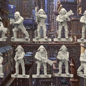Mangalore Mercenaries (10 Sculpts) / Fifth Element / Luc Besson / Pop Culture / BigMrTong