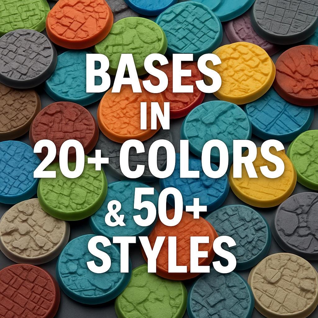 Bases-on-Demand  (More sculpts coming soon) / DnD / Pathfinder / 5e / Miniature / Custom / Pre-made