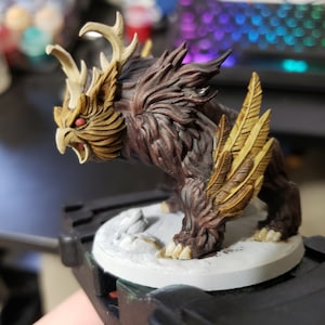 Druid Beast Form (large Figure) / Dnd / 5e / Pathfinder / Artisan Guild ...