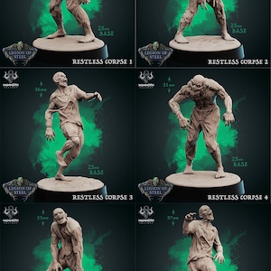 Ruhelose Leichen / DnD / Pathfinder / 5e / Miniatur / Mammutfabrik