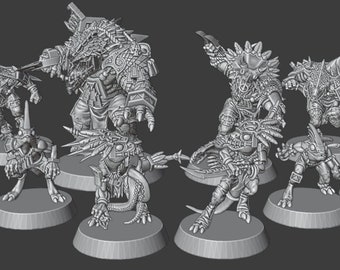 L&#39;équipe de Fantasy Football « Thanxalotl » (22 membres) / Brutefun Miniatures