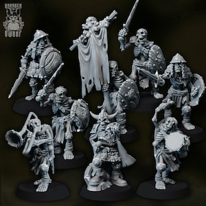 Skeleton Warriors / DnD / Pathfinder / 5e / Dungeons and Dragons / Drunken Dwarf