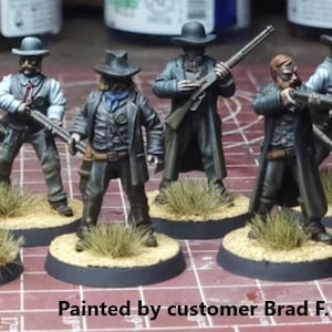 US Marshals (7 Sculpts) / Deadlands / Doomtown / Dead Man&#39;s Hand / Blackwater Gulch / Gunfighter&#39;s Ball / 3D Breed Miniatures