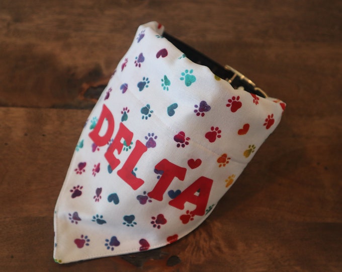 Pride Dog and Cat (Over the Collar) Personalized Bandana / Pet Scarf – PawsMidwest