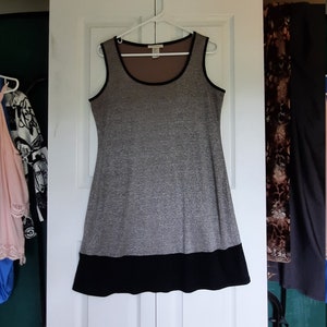Vintage Prelude Black and Metallic Mini Dress