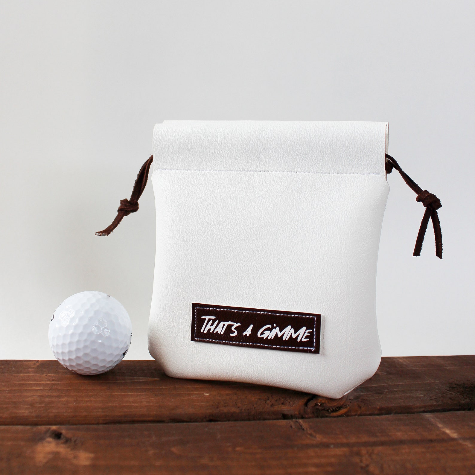 That's A Gimme™ Tee Pouch, Golf Tee Pouch, Golf Tee Bag, Golf