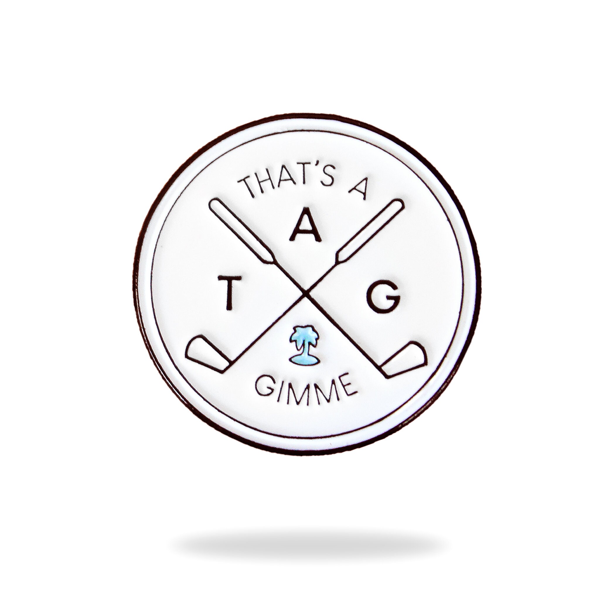 That's A Gimme™ White Golf Ball Marker Ball Marker Etsy UK