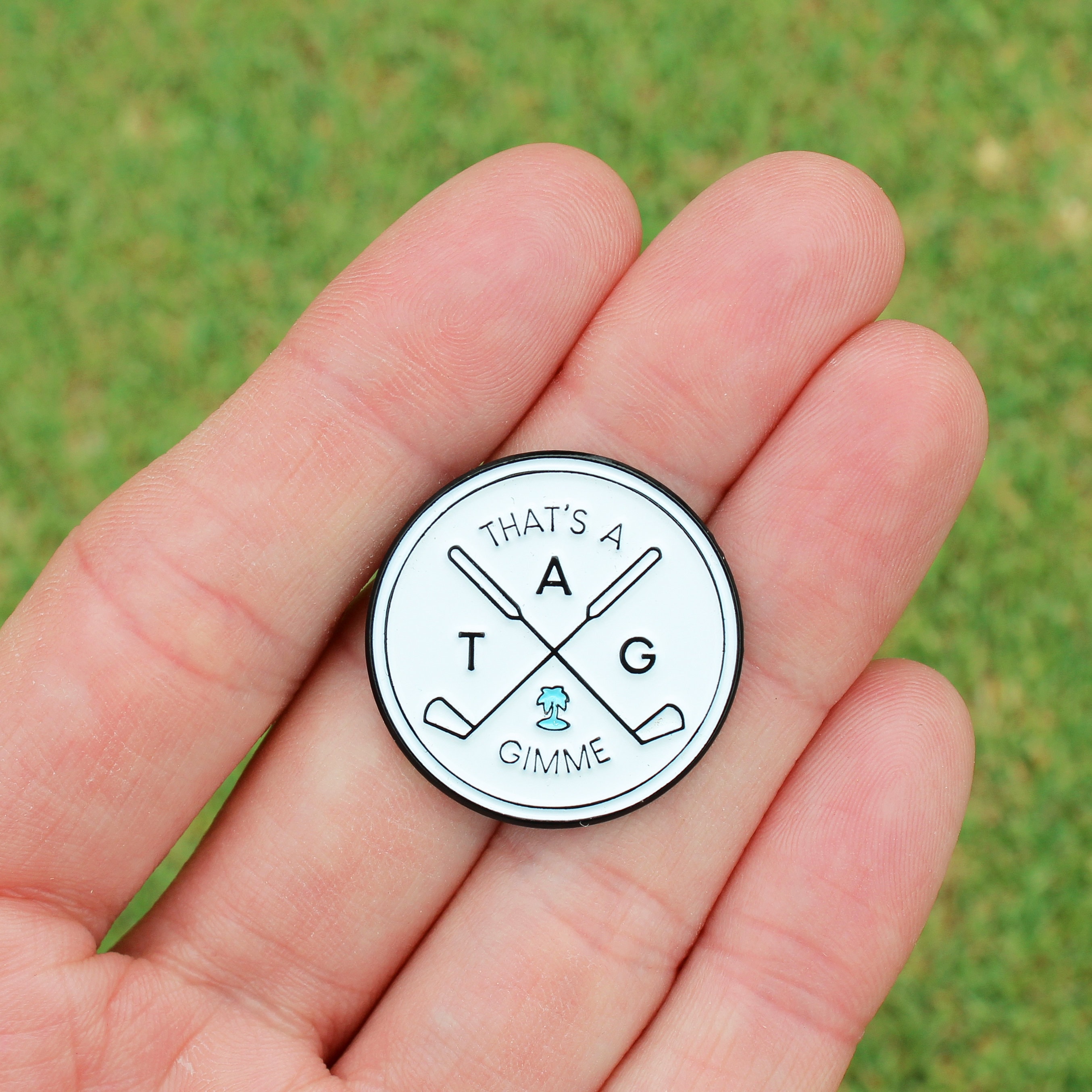 That's A Gimme™ White Golf Ball Marker Ball Marker Etsy UK