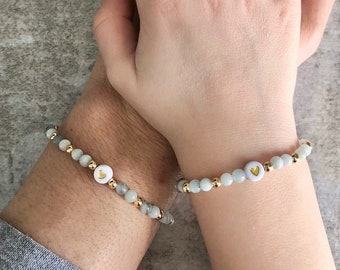Mama Mini Bracelet Set, Mom Daughter Twinning Bracelets, Matching Mother Daughter Jewelry, Mommy and Me Bracelets, Gift for Mom Daughter
