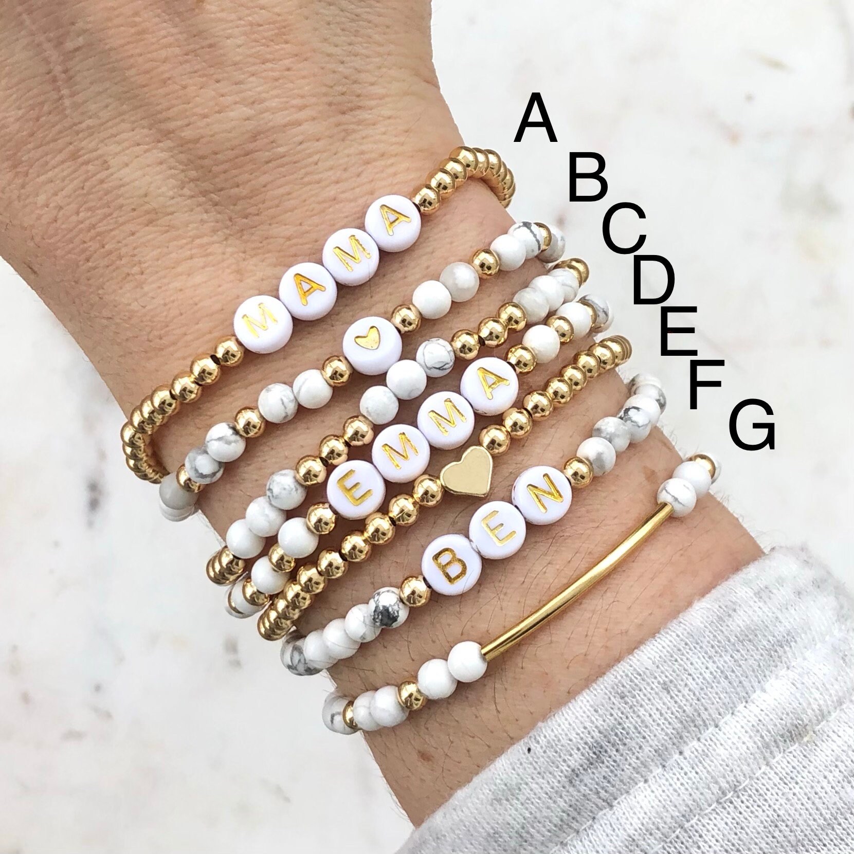 bridesmaids bracelets personalized