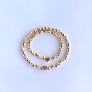 Gold Mama Mini Bracelet Set, Gold Mom Daughter Bracelet Set, Matching ...