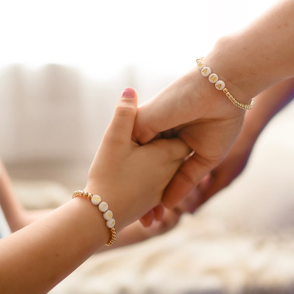 Mom and Me Friendship Bracelet - Etsy