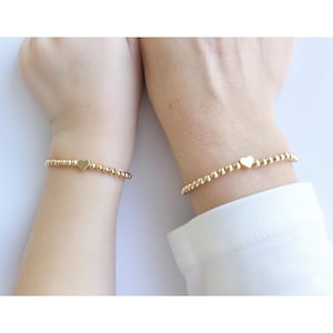 Matching Mother Daughter Bracelets: Toddler Gift, New Mom Gift, Mother's Day Gift