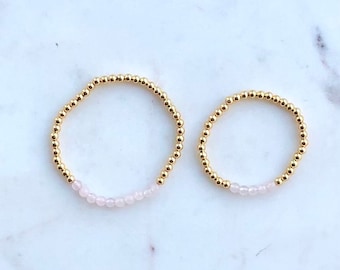 School Anxiety Bracelet Set, Mommy and Me Bracelets, Matching Mother Daughter Bracelets, Mom and Daughter, Mother's Day Gift, Daughter Gift