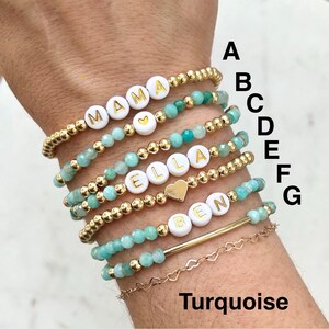 Custom Name Bracelet, Personalized Jewelry for New Mom, Pregnancy Gift for Wife, First Time Mom Gift, Mother's Day Gift, Push Present image 6