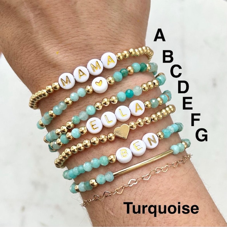 Custom Name Bracelet, Personalized Jewelry for New Mom, Pregnancy Gift for Wife, First Time Mom Gift, Mother's Day Gift, Push Present image 6