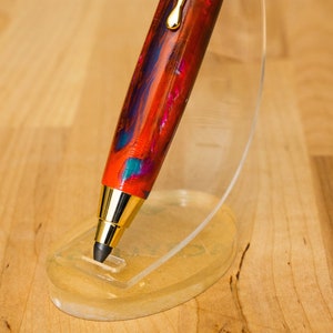 Custom Swirled Acrylic Carpenters / Artist Mechanical Pencil
