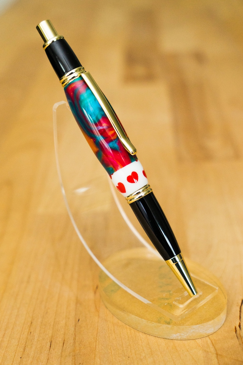 Hand Made Custom Acrylic Wall Click Pen 【限定品】 新到着 Style Street Rollerball