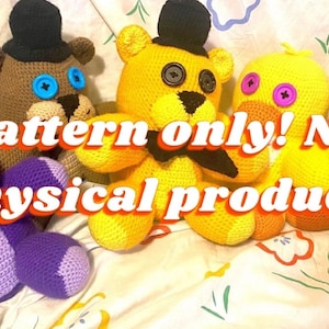 Haunted Robots CROCHET PATTERN ONLY!!! Instant Download