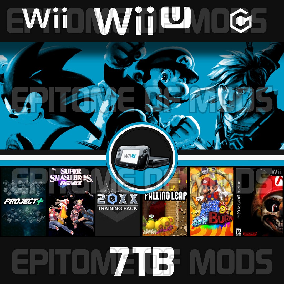 The Ultimate 7TB Modded Wii U 2,035 Wii U, Wii & Gamecube Games 9,835 Retro Games PSX N64 DS