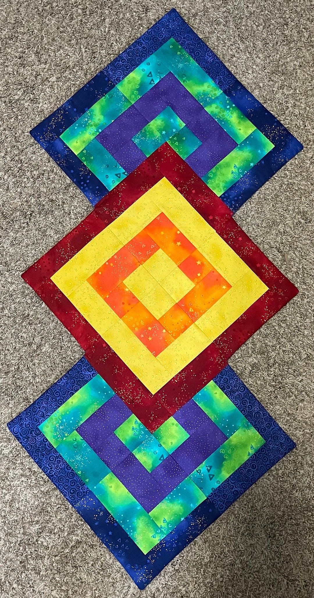 Chemin De Table Carreaux, 1 pièces