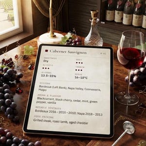 Wine Tasting Cards— Instant PDF Download — grape varieties, classic regional wines, sparkling & fortified